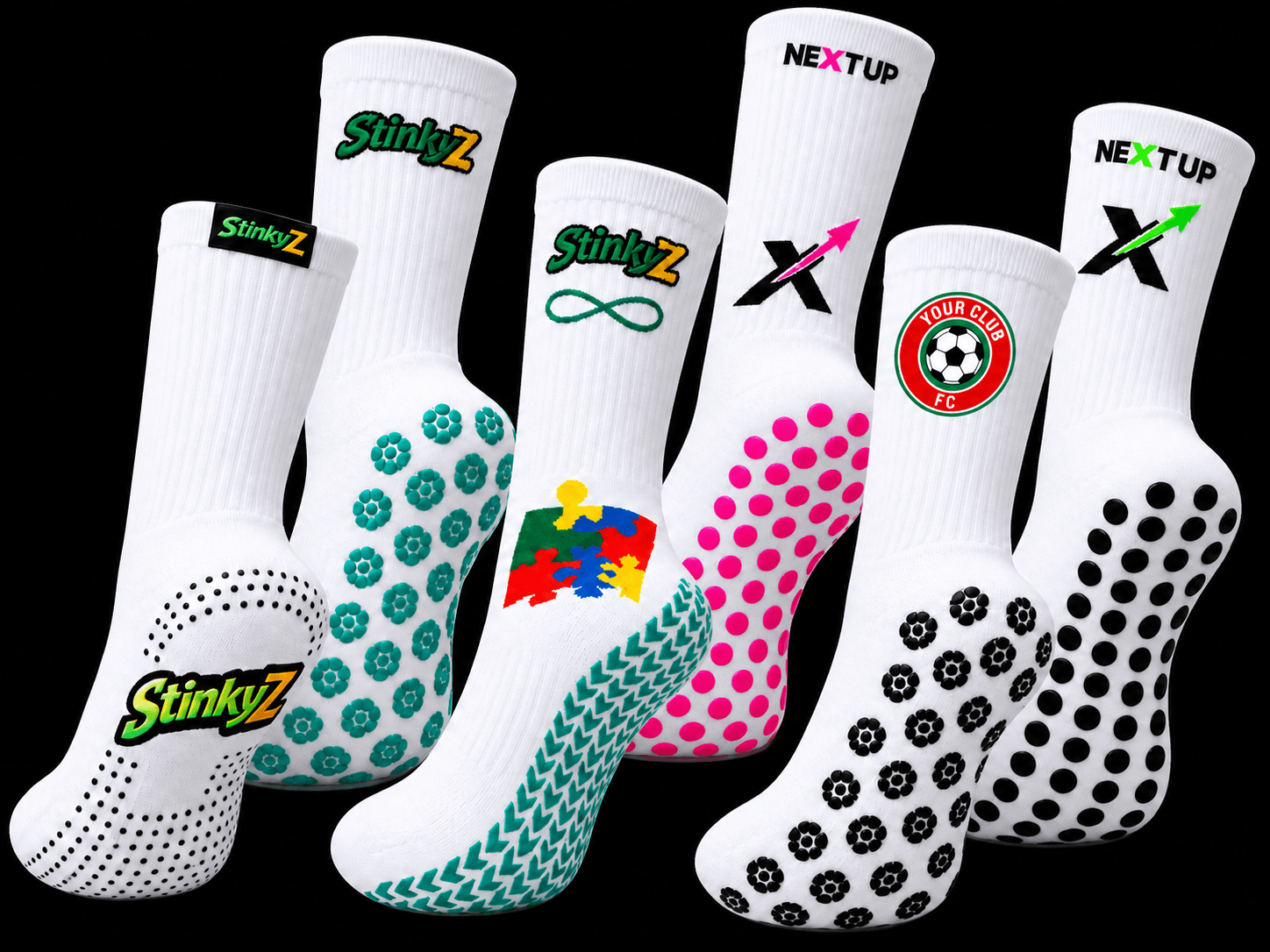 The StinkyZ range, one of each design